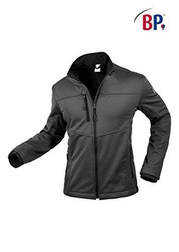 BP 1696-571-56-XL męska kurtka softshell, stójka, zamek błyskawiczny z przodu, 255,00 g/m², 100% poliester, antracyt, XL