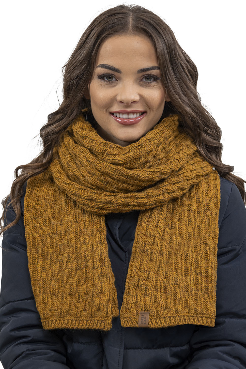 Vivisence 7015S Szalik lub apaszka szalik, ciemny żółty