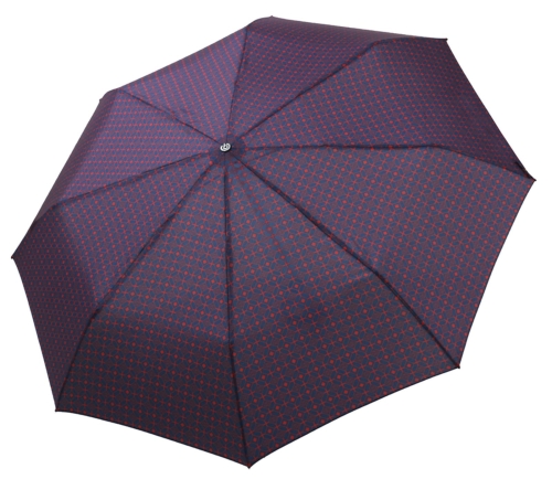 Parasol męski składany Bugatti Gran Turismo Print Bordeaux