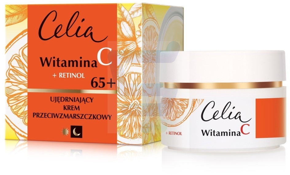 Celia Witamina C 65+ Ujędrniający krem przeciwzmarszczkowy na dzień i noc 50 ml