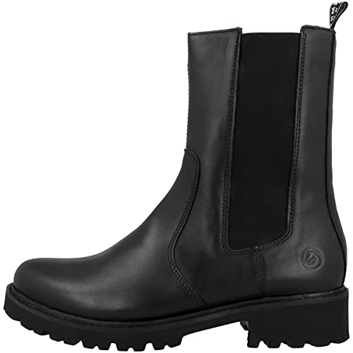 Remonte Damskie kozaki D8685 Chelsea, czarny 01, 41 EU