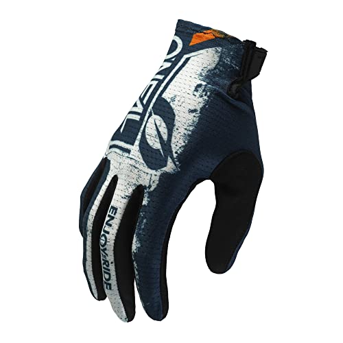 O'NEAL | Rękawiczki rowerowe i motocrossowe | MX MTB DH FR | trwałe, elastyczne materiały, wentylowana górna część dłoni | Matrix Glove Shocker V.23 | dla dorosłych, niebiesko-pomarańczowe, rozmiar L
