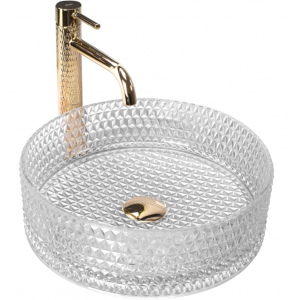 Rea Umywalka nablatowa Cristal Transparent REA-U9670