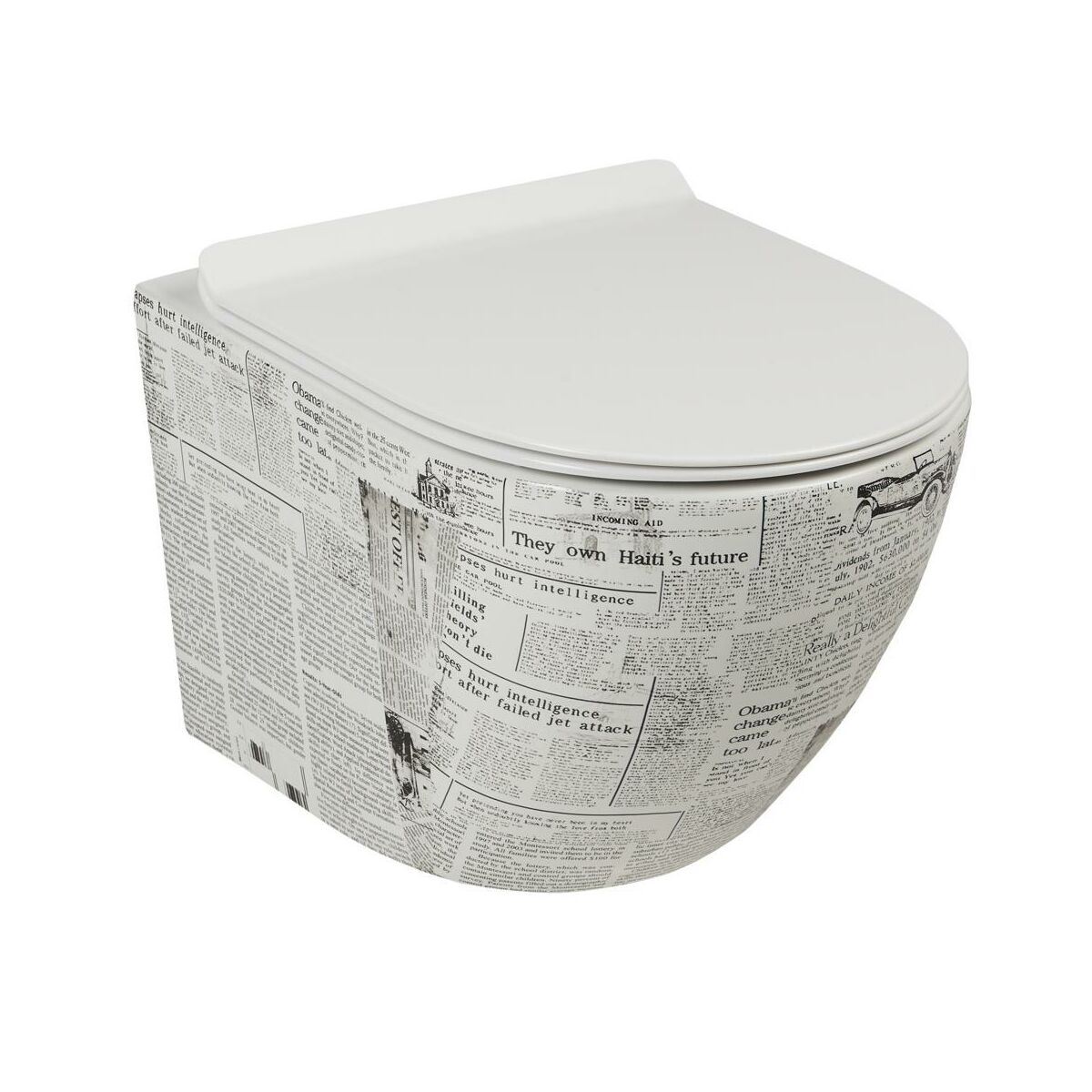 Miska WC wisząca Alice II Paper Domino