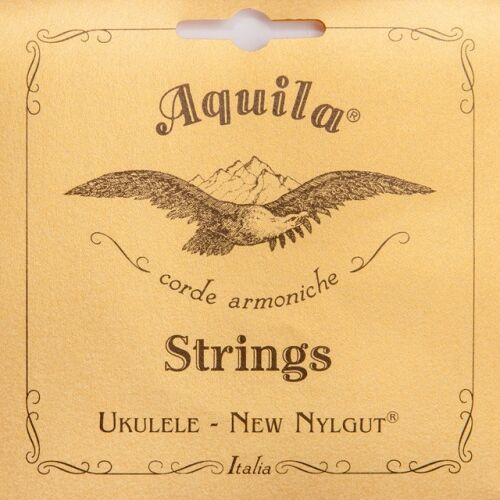 Aquila Corde Armoniche 5U - New Nylgut Ukulele String Set, Soprano, low-G (wound)