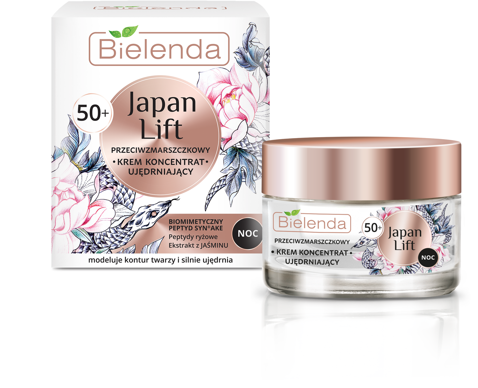 Bielenda JAPAN LIFT 50+ KREM KONCENTRAT UJEDRNIAJACY NA NOC 50ML