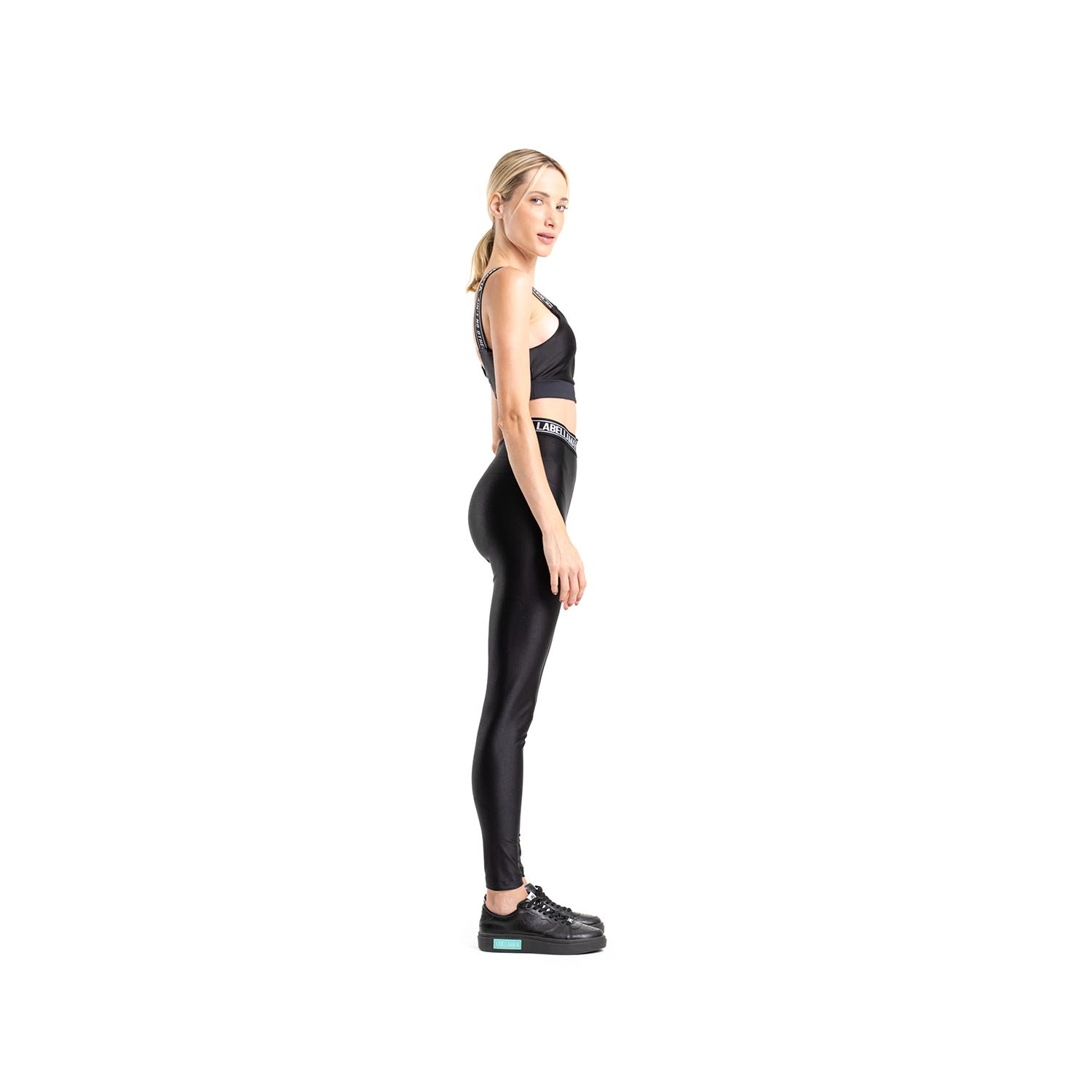 Biustonosz sportowy LABELLAMAFIA TOP FIERCE BLACK
