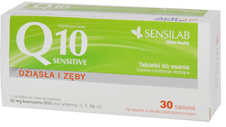 Polfa ŁÓDŹ Sensilab Q10 Sensitive 30 tabletek do ssania 8655401