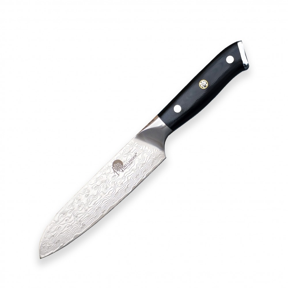 Nóż Santoku SAMURAJ PROFESSIONAL DAMASCUS Dellinger 13 cm