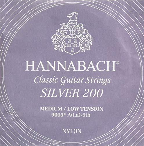 Hannabach 652655 Klassikgitarrensaiten Serie 900 Medium/Low Tension Silver 200 - A5