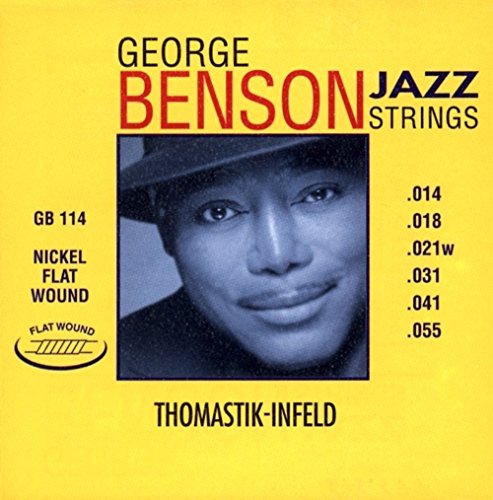 Thomastik Einzelsaite G .020fw Nickel, flatwound GB20 für E-Gitarre George Benson Jazz Satz GB112
