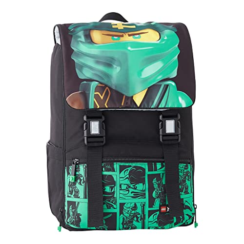 LEGO Ninjago rozszerzalny plecak szkolny, unisex, zielony, 32 litry, ZIELONY