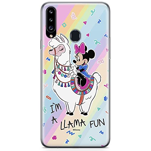 ERT GROUP etui na telefon Samsung A20S, case oryginalny i oficjalnie licencjonowany przez Disney, wzór Minnie 049, optymalnie dopasowane, plecki z TPU