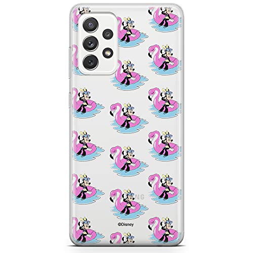 ERT GROUP etui na telefon Samsung A73 5G, case oryginalny i oficjalnie licencjonowany przez Disney, wzór Minnie 023, optymalnie dopasowane, plecki z TPU częściowo przeźroczyste