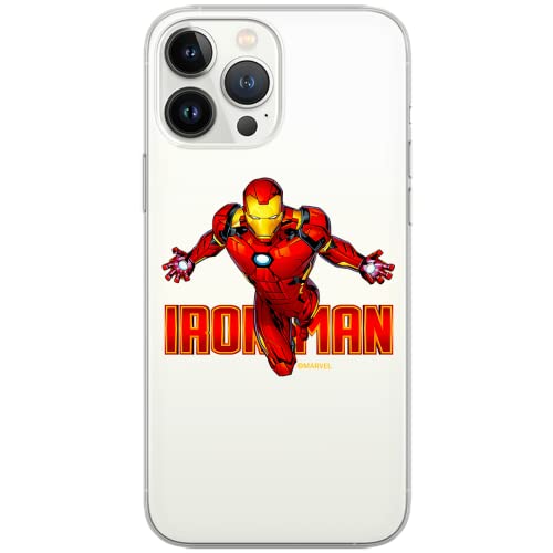 ERT GROUP etui na telefon Apple Iphone 7/8/ SE 2/ SE 3, case oryginalny i oficjalnie licencjonowany przez Marvel, wzór Iron Man 030, optymalnie dopasowane, plecki z TPU cześciowo przeźroczyste