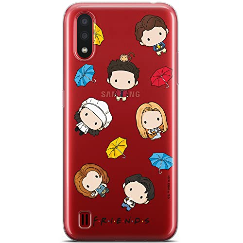 ERT GROUP etui na telefon Samsung A01, case oryginalny i oficjalnie licencjonowany przez Friends, wzór 013, optymalnie dopasowane, plecki z TPU częściowo przeźroczyste