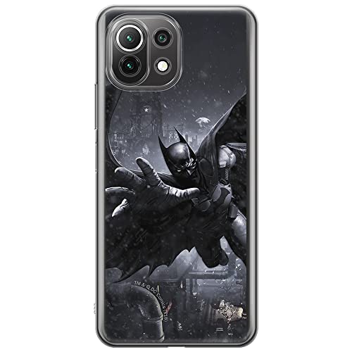 ERT GROUP etui na telefon Xiaomi 11 LITE 4G/5G, case oryginalny i oficjalnie licencjonowany przez DC, wzór Batman 018, optymalnie dopasowane, plecki z TPU