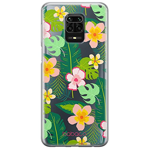 ERT GROUP etui na telefon Xiaomi REDMI NOTE 9 PRO/ 9S, case oryginalny i oficjalnie licencjonowany przez Babaco, wzór Kwiaty 019, optymalnie dopasowane, plecki z TPU częściowo przeźroczyste