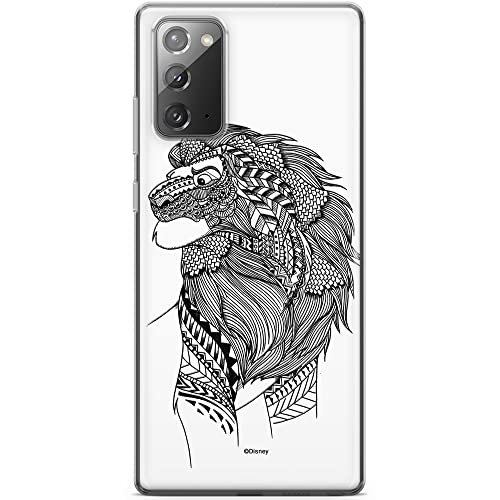 ERT GROUP etui na telefon Samsung GALAXY NOTE 20, case oryginalny i oficjalnie licencjonowany przez Disney, wzór Simba i Przyjaciele 006, optymalnie dopasowane, plecki z TPU