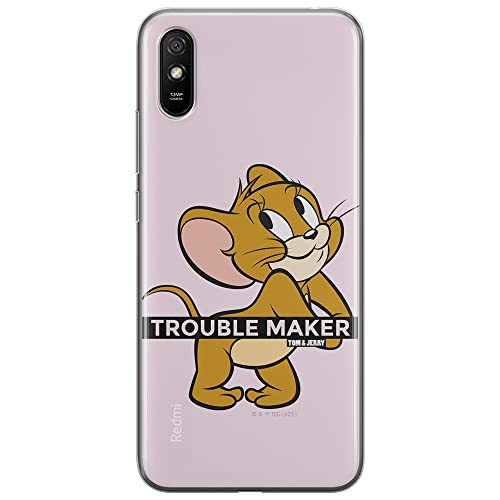 ERT GROUP etui na telefon Xiaomi REDMI 9A, case oryginalny i oficjalnie licencjonowany przez Tom and Jerry, wzór Tom i Jerry 012, optymalnie dopasowane, plecki z TPU