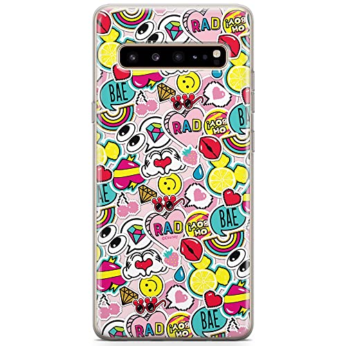 Etui Disney dedykowane do Samsung S10 5G, wzór: Mickey i Minnie 014 Etui całkowicie zadrukowane, oryginalne i oficjalnie licencjonowane