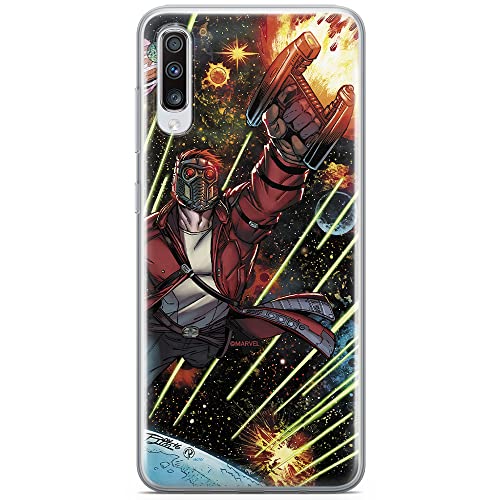 ERT GROUP etui na telefon Samsung A70, case oryginalny i oficjalnie licencjonowany przez Marvel, wzór Star Lord 004, optymalnie dopasowane, plecki z TPU