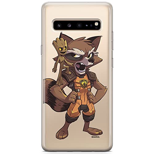 Etui Strażnicy Galaktyki 018 Marvel Nadruk częściowy Przeźroczysty Producent: Samsung, Model: S10 5G
