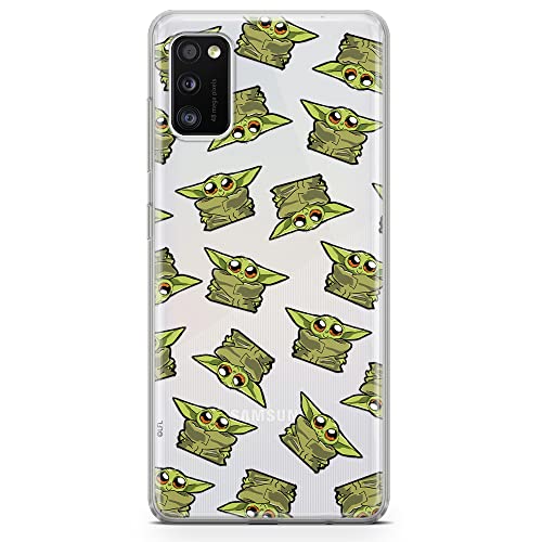 ERT GROUP etui na telefon Samsung A41, case oryginalny i oficjalnie licencjonowany przez Star Wars, wzór Baby Yoda 008, optymalnie dopasowane, plecki z TPU częściowo przeźroczyste