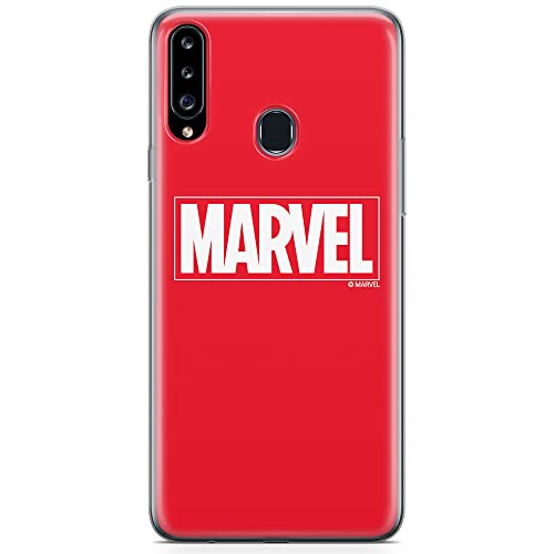 Etui Marvel 002 Marvel Nadruk pełny Czerwony Producent: Samsung, Model: A20S