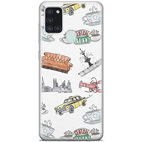 Etui na  SAMSUNG A21s Friends 011 Biały