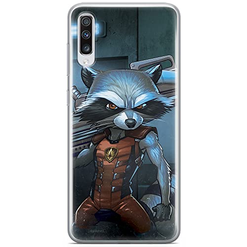 Etui Rocket 001 Marvel Nadruk pełny Niebieski Producent: Samsung, Model: A70