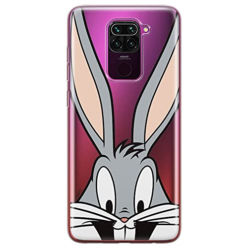 ERT GROUP etui na telefon Xiaomi REDMI NOTE 9, case oryginalny i oficjalnie licencjonowany przez Looney Tunes, wzór Bugs 001, optymalnie dopasowane, plecki z TPU częściowo przeźroczyste
