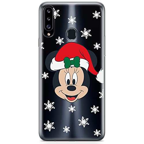ERT GROUP etui na telefon Samsung A20S, case oryginalny i oficjalnie licencjonowany przez Disney, wzór Minnie 061, optymalnie dopasowane, plecki z TPU częściowo przeźroczyste