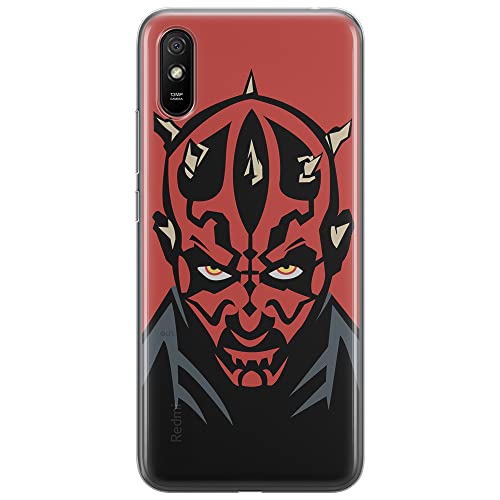 ERT GROUP etui na telefon Xiaomi REDMI 9A, case oryginalny i oficjalnie licencjonowany przez Star Wars, wzór Darth Maul 004, optymalnie dopasowane, plecki z TPU