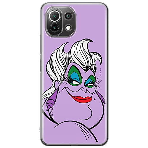 ERT GROUP etui na telefon Xiaomi 11 LITE 4G/5G, case oryginalny i oficjalnie licencjonowany przez Disney, wzór Urszula 001, optymalnie dopasowane, plecki z TPU