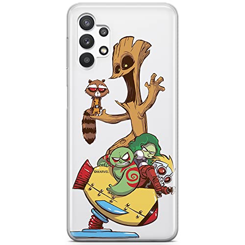 ERT GROUP etui na telefon Samsung A32 5G, case oryginalny i oficjalnie licencjonowany przez Marvel, wzór Strażnicy Galaktyki 020, optymalnie dopasowane, plecki z TPU częściowo przeźroczyste