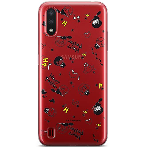 ERT GROUP etui na telefon Samsung A01, case oryginalny i oficjalnie licencjonowany przez Harry Potter, wzór 027, optymalnie dopasowane, plecki z TPU częściowo przeźroczyste