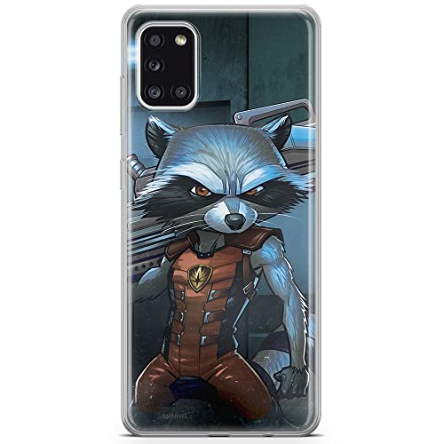 Etui Rocket 001 Marvel Nadruk pełny Niebieski Producent: Samsung, Model: A31