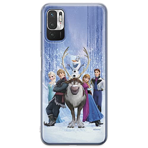 ERT GROUP etui na telefon Xiaomi REDMI NOTE 10 5G / POCO M3 PRO, case oryginalny i oficjalnie licencjonowany przez Disney, wzór Kraina Lodu 001, optymalnie dopasowane, plecki z TPU