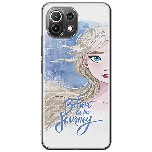 ERT GROUP etui na telefon Xiaomi 11 LITE 4G/5G, case oryginalny i oficjalnie licencjonowany przez Disney, wzór Elsa 015, optymalnie dopasowane, plecki z TPU