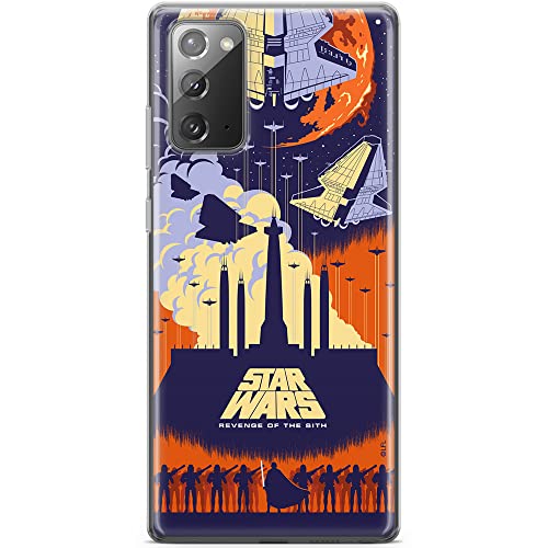 ERT GROUP etui na telefon Samsung GALAXY NOTE 20, case oryginalny i oficjalnie licencjonowany przez Star Wars, wzór Gwiezdne Wojny 030, optymalnie dopasowane, plecki z TPU