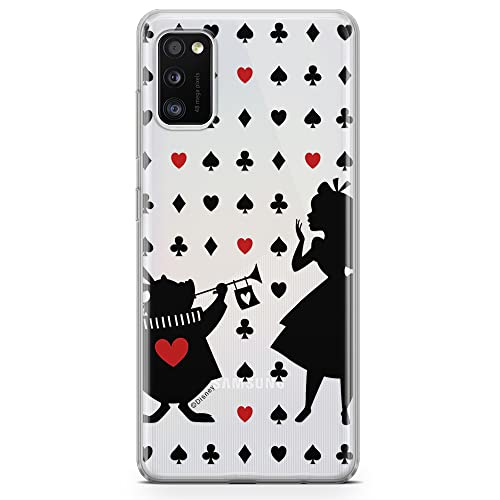ERT GROUP etui na telefon Samsung A41, case oryginalny i oficjalnie licencjonowany przez Disney, wzór Alicja i Przyjaciele 001, optymalnie dopasowane, plecki z TPU częściowo przeźroczyste