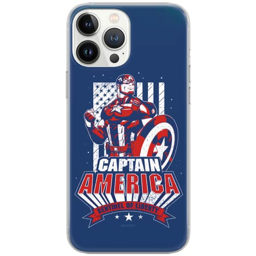 ERT GROUP etui na telefon Samsung F62 / M62, case oryginalny i oficjalnie licencjonowany przez Marvel, wzór Kapitan Ameryka 018, optymalnie dopasowane, plecki z TPU