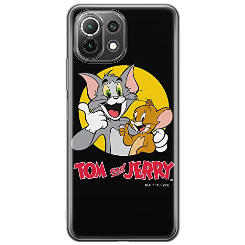 ERT GROUP etui na telefon Xiaomi 11 LITE 4G/5G, case oryginalny i oficjalnie licencjonowany przez Tom and Jerry, wzór Tom i Jerry 013, plecki z TPU