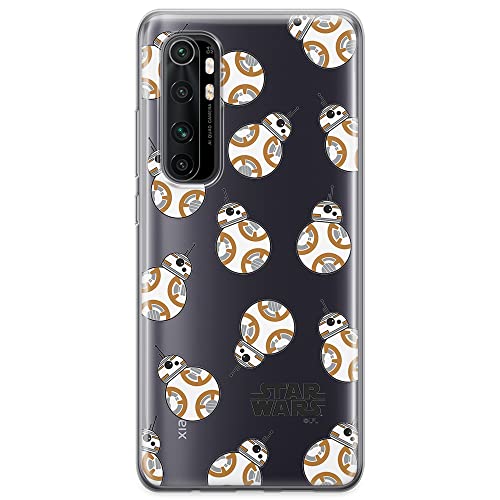 ERT GROUP etui na telefon Xiaomi MI NOTE 10 Lite, case oryginalny i oficjalnie licencjonowany przez Star Wars, wzór BB 8 004, optymalnie dopasowane, plecki z TPU częściowo przeźroczyste