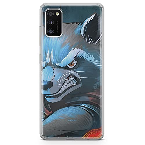 Etui Rocket 005 Marvel Nadruk pełny Granatowy Producent: Samsung, Model: A41