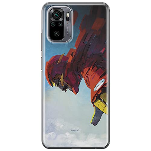 ERT GROUP etui na telefon Xiaomi REDMI NOTE 10/ 10S, case oryginalny i oficjalnie licencjonowany przez Marvel, wzór Iron Man 015, optymalnie dopasowane, plecki z TPU
