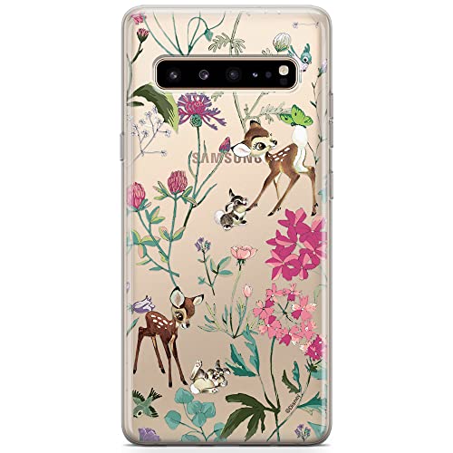 ERT GROUP etui na telefon Samsung S10 5G, case oryginalny i oficjalnie licencjonowany przez Disney, wzór Bambi i Przyjaciele 001, optymalnie dopasowane, plecki z TPU częściowo przeźroczyste