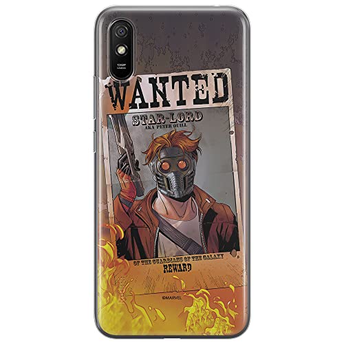 ERT GROUP etui na telefon Xiaomi REDMI 9A, case oryginalny i oficjalnie licencjonowany przez Marvel, wzór Star Lord 001, optymalnie dopasowane, plecki z TPU
