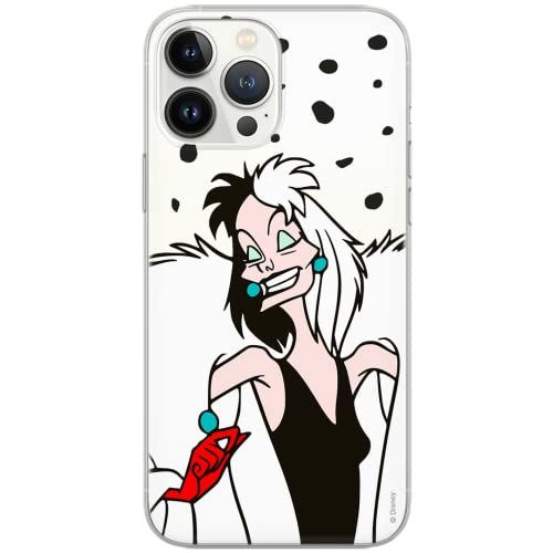 ERT GROUP etui na telefon Xiaomi Redmi Note 11 Pro 5G/11 Pro 4G, case oryginalny i oficjalnie licencjonowany przez Disney, wzór Cruella 004, plecki z TPU częściowo przeźroczyste